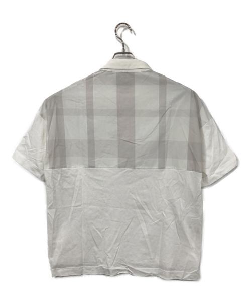 CB CRESTBRIDGE（シービークレストブリッジ）CB CRESTBRIDGE (シービークレストブリッジ) 半袖シャツ ホワイト サイズ:Mの古着・服飾アイテム
