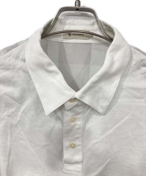 CB CRESTBRIDGE（シービークレストブリッジ）CB CRESTBRIDGE (シービークレストブリッジ) 半袖シャツ ホワイト サイズ:Mの古着・服飾アイテム