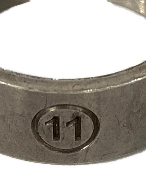 Maison Margiela（メゾンマルジェラ）Maison Margiela (メゾンマルジェラ) Number Ring 11 シルバー サイズ:21号の古着・服飾アイテム