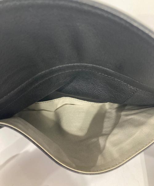 PORTER（ポーター）PORTER (ポーター) レザーショルダーバッグ ブラックの古着・服飾アイテム