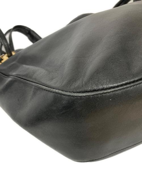 BALLY（バリー）BALLY (バリー) レザートートバッグ ブラックの古着・服飾アイテム