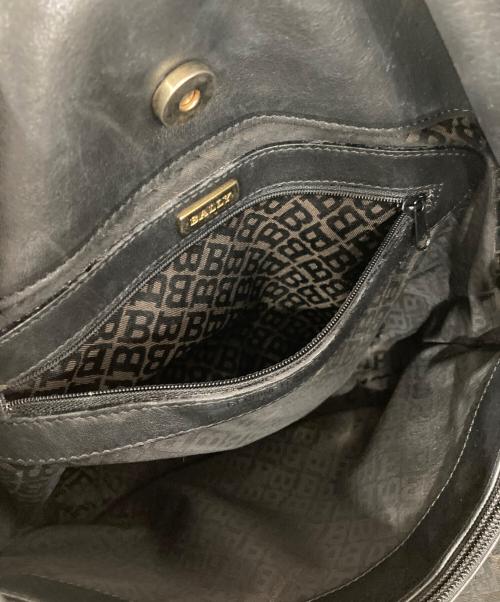 BALLY（バリー）BALLY (バリー) レザートートバッグ ブラックの古着・服飾アイテム