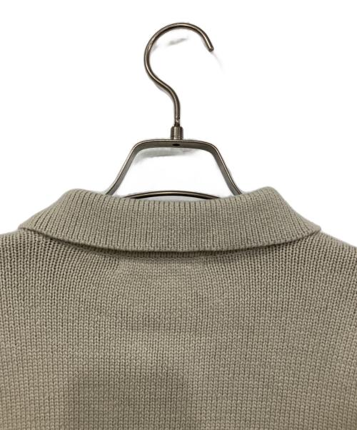 COCODEAL（ココディール）COCODEAL (ココディール) リリヤーンハーフスリーブニットシャツ アイボリー サイズ:2の古着・服飾アイテム