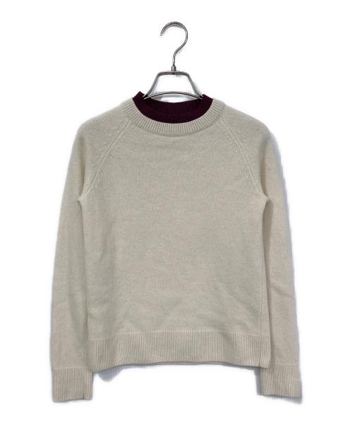 DRIES VAN NOTEN（ドリスヴァンノッテン）DRIES VAN NOTEN (ドリスヴァンノッテン) カシミヤ混ニット アイボリー サイズ:Sの古着・服飾アイテム