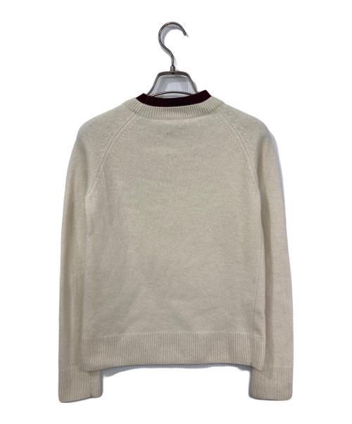 DRIES VAN NOTEN（ドリスヴァンノッテン）DRIES VAN NOTEN (ドリスヴァンノッテン) カシミヤ混ニット アイボリー サイズ:Sの古着・服飾アイテム