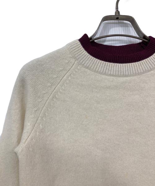 DRIES VAN NOTEN（ドリスヴァンノッテン）DRIES VAN NOTEN (ドリスヴァンノッテン) カシミヤ混ニット アイボリー サイズ:Sの古着・服飾アイテム
