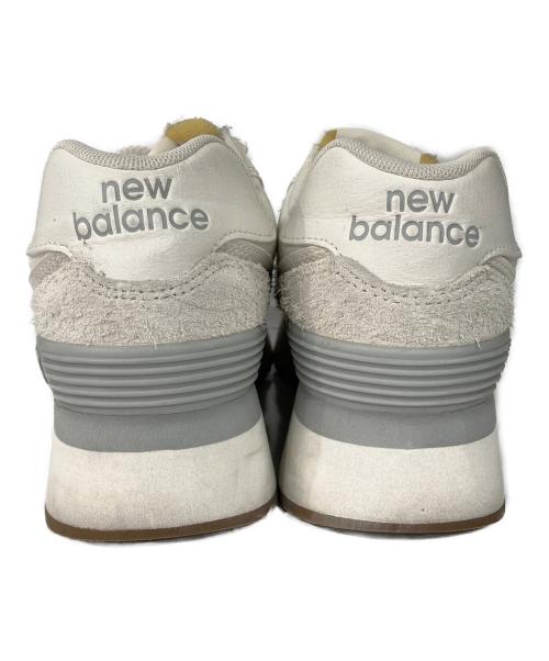 NEW BALANCE（ニューバランス）NEW BALANCE (ニューバランス) 厚底スニーカー アイボリー サイズ:US6.5の古着・服飾アイテム