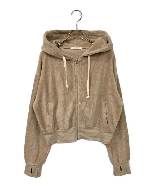 Sea Room lynn（シールームリン）Sea Room lynn (シールームリン) パイルジップパーカー ベージュ サイズ:FREEの古着・服飾アイテム