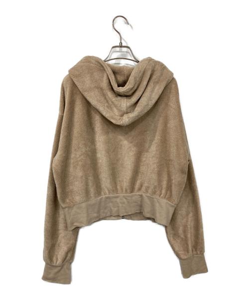 Sea Room lynn（シールームリン）Sea Room lynn (シールームリン) パイルジップパーカー ベージュ サイズ:FREEの古着・服飾アイテム