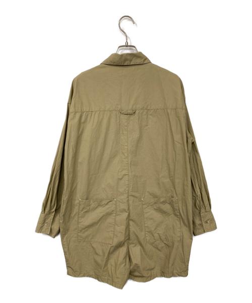 Sea Room lynn（シールームリン）Sea Room lynn (シールームリン) ウォッシュシャツロンパース ベージュ サイズ:Sの古着・服飾アイテム