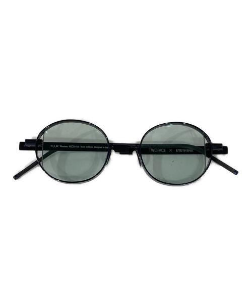 TWO FACE（ツーフェイス）TWO FACE (ツーフェイス) EYETHINK (アイシンク) 別注 TF O NV NN ex Sunglasses ネイビー サイズ:45□21-151の古着・服飾アイテム