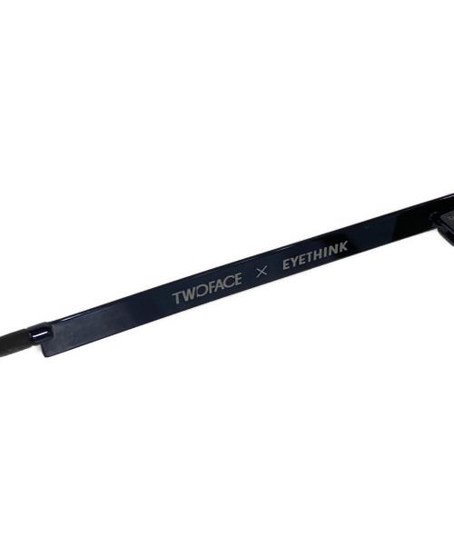 TWO FACE（ツーフェイス）TWO FACE (ツーフェイス) EYETHINK (アイシンク) 別注 TF O NV NN ex Sunglasses ネイビー サイズ:45□21-151の古着・服飾アイテム