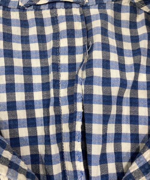 RING JACKET（リングジャケット）RING JACKET (リングジャケット) チェックテーラードジャケット ブルー サイズ:44の古着・服飾アイテム