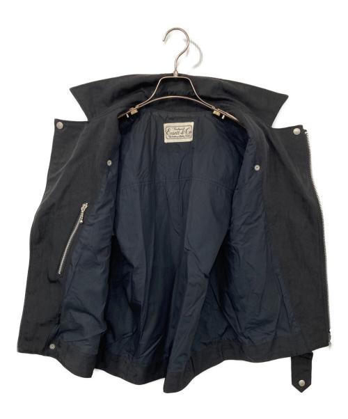 EESETT&Co（イーセットアンドコー）EESETT&Co (イーセットアンドコー) ライダースベスト ブラック サイズ:34の古着・服飾アイテム