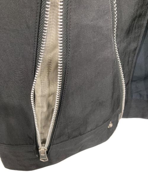 EESETT&Co（イーセットアンドコー）EESETT&Co (イーセットアンドコー) ライダースベスト ブラック サイズ:34の古着・服飾アイテム
