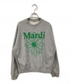 Mardi Mercrediマルディメクルディ）の古着「ロゴプリントスウェット」｜グレー