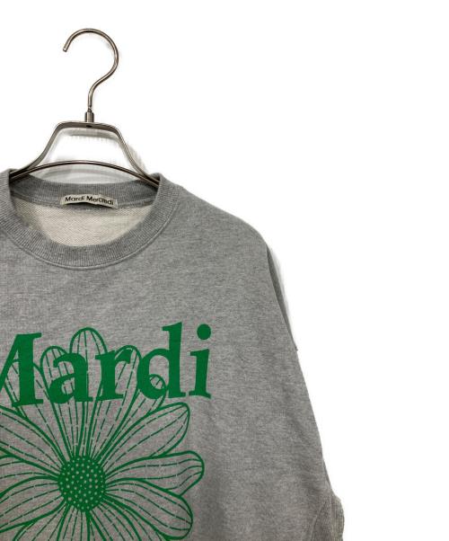 Mardi Mercredi（マルディメクルディ）Mardi Mercredi (マルディメクルディ) ロゴプリントスウェット グレー サイズ:ONE SIZEの古着・服飾アイテム