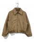 moussy（マウジー）の古着「F/SUEDE GATHER ブルゾン」｜ベージュ