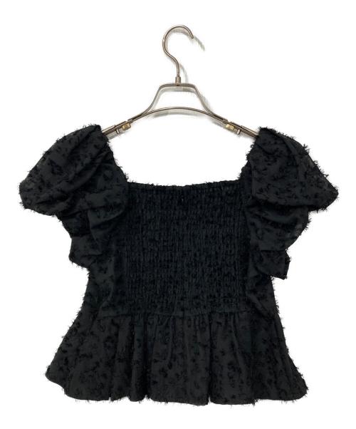 CELFORD（セルフォード）CELFORD (セルフォード) オフショルショートブラウス ブラック サイズ:38の古着・服飾アイテム