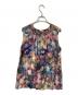 PAUL SMITH (ポールスミス) 花柄ノースリーブブラウス ピンク×グリーン サイズ:M：4000円