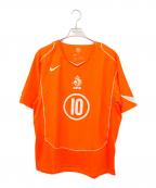 NIKEナイキ）の古着「KNVB REISSUE S/S TOP」｜オレンジ