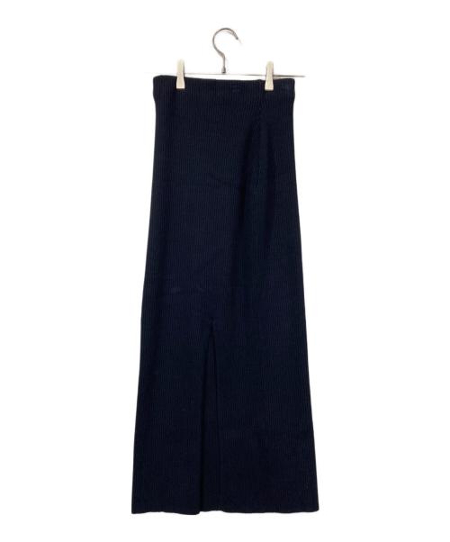 anuans（アニュアンス）anuans (アニュアンス) リブニットセットアップ ネイビー サイズ:FREEの古着・服飾アイテム