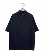 teatoraテアトラ）の古着「CAPSULESNAP POLO SHIRT」｜ブラック