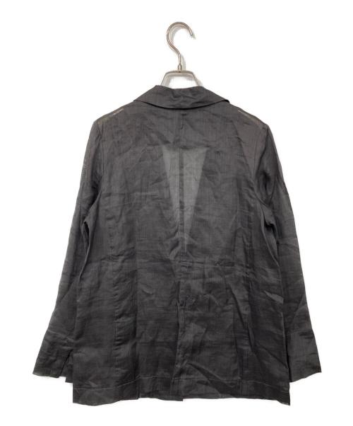 BABYLONE（バビロン）BABYLONE (バビロン) シアーラミージャケット グレー サイズ:表記なしの古着・服飾アイテム