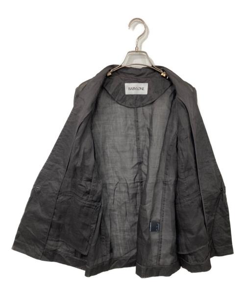BABYLONE（バビロン）BABYLONE (バビロン) シアーラミージャケット グレー サイズ:表記なしの古着・服飾アイテム