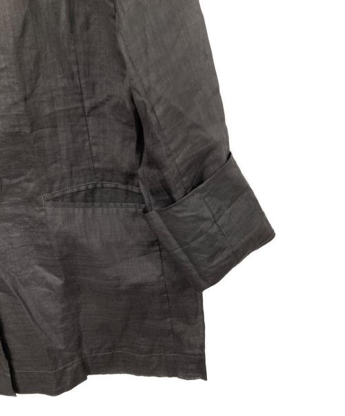 BABYLONE（バビロン）BABYLONE (バビロン) シアーラミージャケット グレー サイズ:表記なしの古着・服飾アイテム
