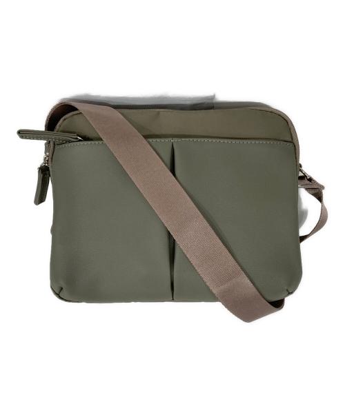 Y'SACCS（イザック）Y'SACCS (イザック) レザーコンビナイロンショルダーバッグ グレージュ サイズ:SSの古着・服飾アイテム