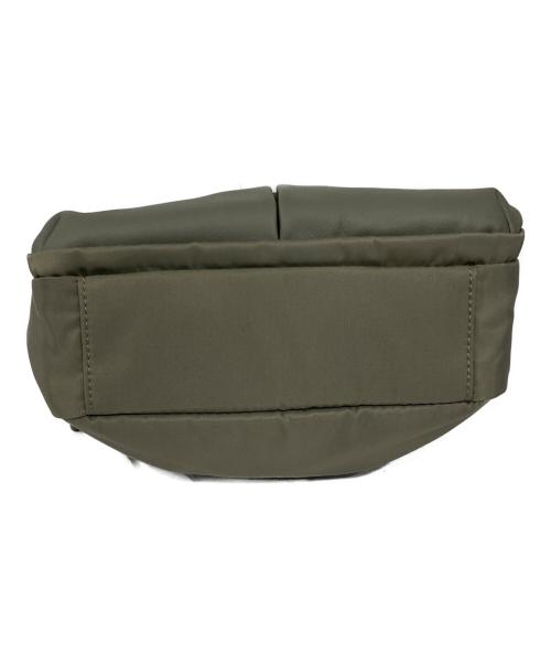 Y'SACCS（イザック）Y'SACCS (イザック) レザーコンビナイロンショルダーバッグ グレージュ サイズ:SSの古着・服飾アイテム