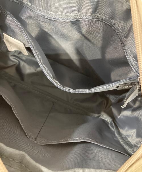 Y'SACCS（イザック）Y'SACCS (イザック) レザーコンビナイロンショルダーバッグ グレージュ サイズ:SSの古着・服飾アイテム