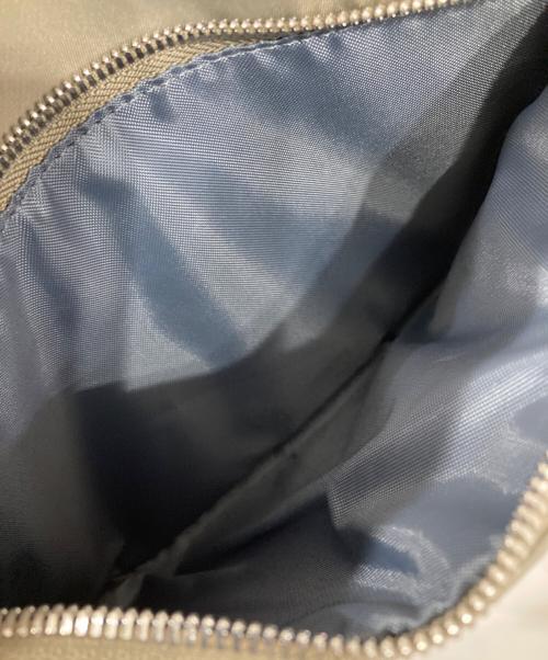 Y'SACCS（イザック）Y'SACCS (イザック) レザーコンビナイロンショルダーバッグ グレージュ サイズ:SSの古着・服飾アイテム