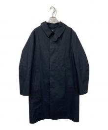MACKINTOSH（マッキントッシュ）の古着「ウールライナー付ゴム引きコート」｜ネイビー
