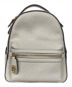 COACHコーチ）の古着「レザーミニリュック」｜ホワイト