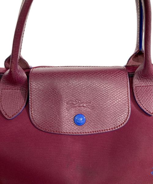 LONGCHAMP（ロンシャン）LONGCHAMP (ロンシャン) ハンドバッグ バイオレットの古着・服飾アイテム