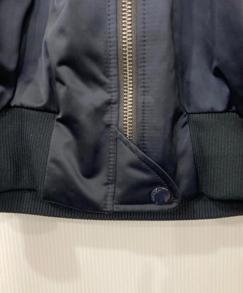 COACH（コーチ）COACH (コーチ) ボア襟付MA-1ジャケット ネイビー サイズ:Mの古着・服飾アイテム