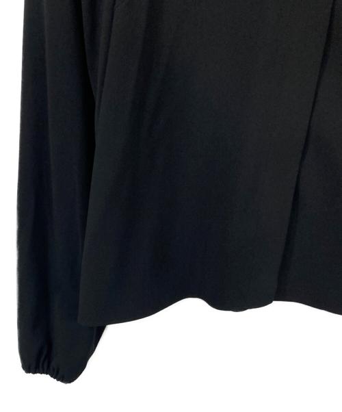 Demi-Luxe Beams（デミルクス ビームス）Demi-Luxe Beams (デミルクス ビームス) フリルカラーブラウス ブラック サイズ:36の古着・服飾アイテム
