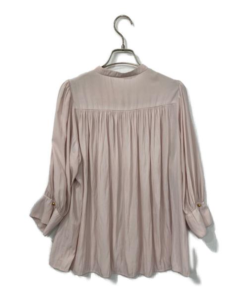 NOLLEY'S（ノーリーズ）NOLLEY'S (ノーリーズ) 5分袖ギャザーブラウス ピンク サイズ:38の古着・服飾アイテム