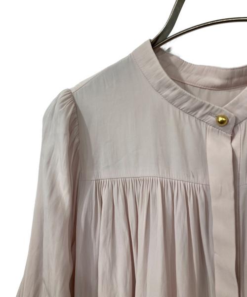 NOLLEY'S（ノーリーズ）NOLLEY'S (ノーリーズ) 5分袖ギャザーブラウス ピンク サイズ:38の古着・服飾アイテム