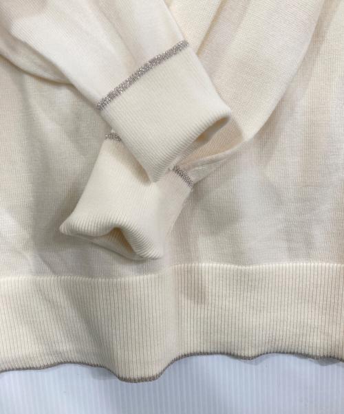 ANAYI（アナイ）ANAYI (アナイ) 金釦ニットカーディガン ベージュ サイズ:38の古着・服飾アイテム
