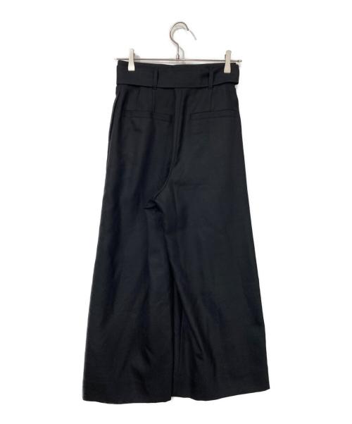 BALLSEY（ボールジィ）BALLSEY (ボールジィ) ライトカルゼ ベルテッドパンツ ブラック サイズ:32の古着・服飾アイテム