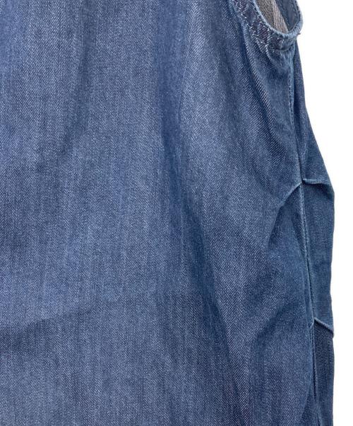 MACPHEE（マカフィー）MACPHEE (マカフィー) コットンセルロースデニム ノースリーブワンピース インディゴ サイズ:36の古着・服飾アイテム
