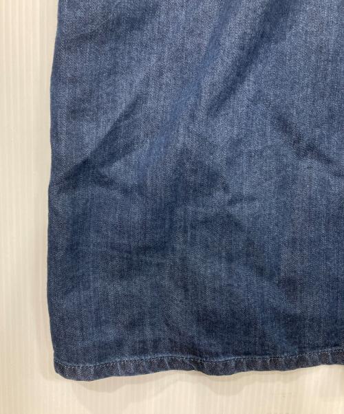 MACPHEE（マカフィー）MACPHEE (マカフィー) コットンセルロースデニム ノースリーブワンピース インディゴ サイズ:36の古着・服飾アイテム