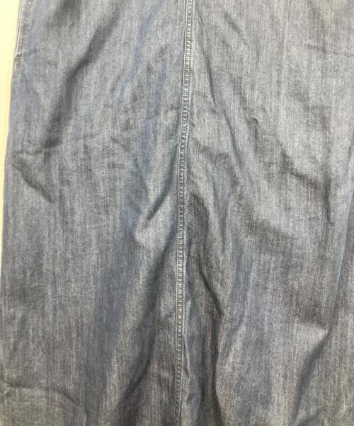 MACPHEE（マカフィー）MACPHEE (マカフィー) コットンセルロースデニム ノースリーブワンピース インディゴ サイズ:36の古着・服飾アイテム
