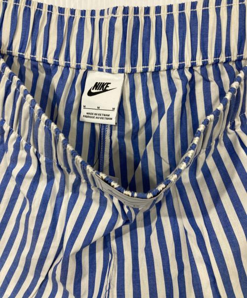 NIKE（ナイキ）NIKE (ナイキ) ミッドライズ ストライプ パンツ ブルー×ホワイト サイズ:Mの古着・服飾アイテム
