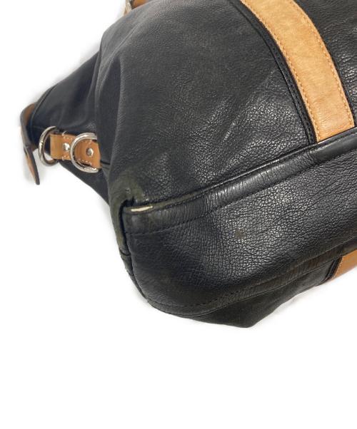 COACH（コーチ）COACH (コーチ) レザートートバッグ ブラックの古着・服飾アイテム