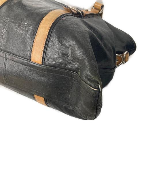 COACH（コーチ）COACH (コーチ) レザートートバッグ ブラックの古着・服飾アイテム
