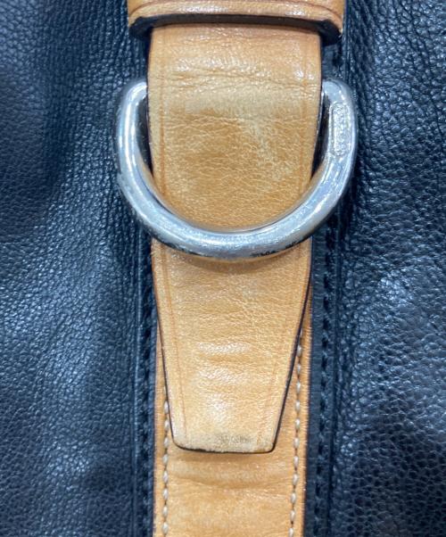 COACH（コーチ）COACH (コーチ) レザートートバッグ ブラックの古着・服飾アイテム